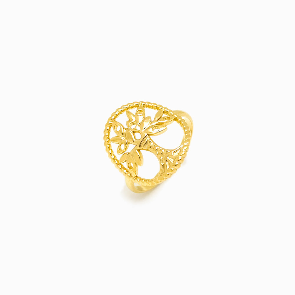 Tree of Life Adjustable Ring JZ1208