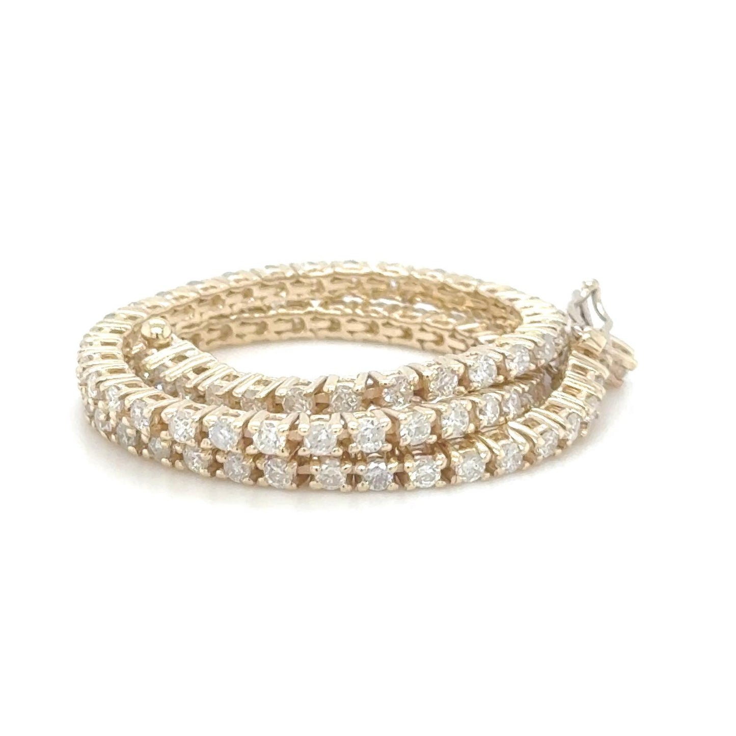 14K Yellow Gold Tennis Bracelet