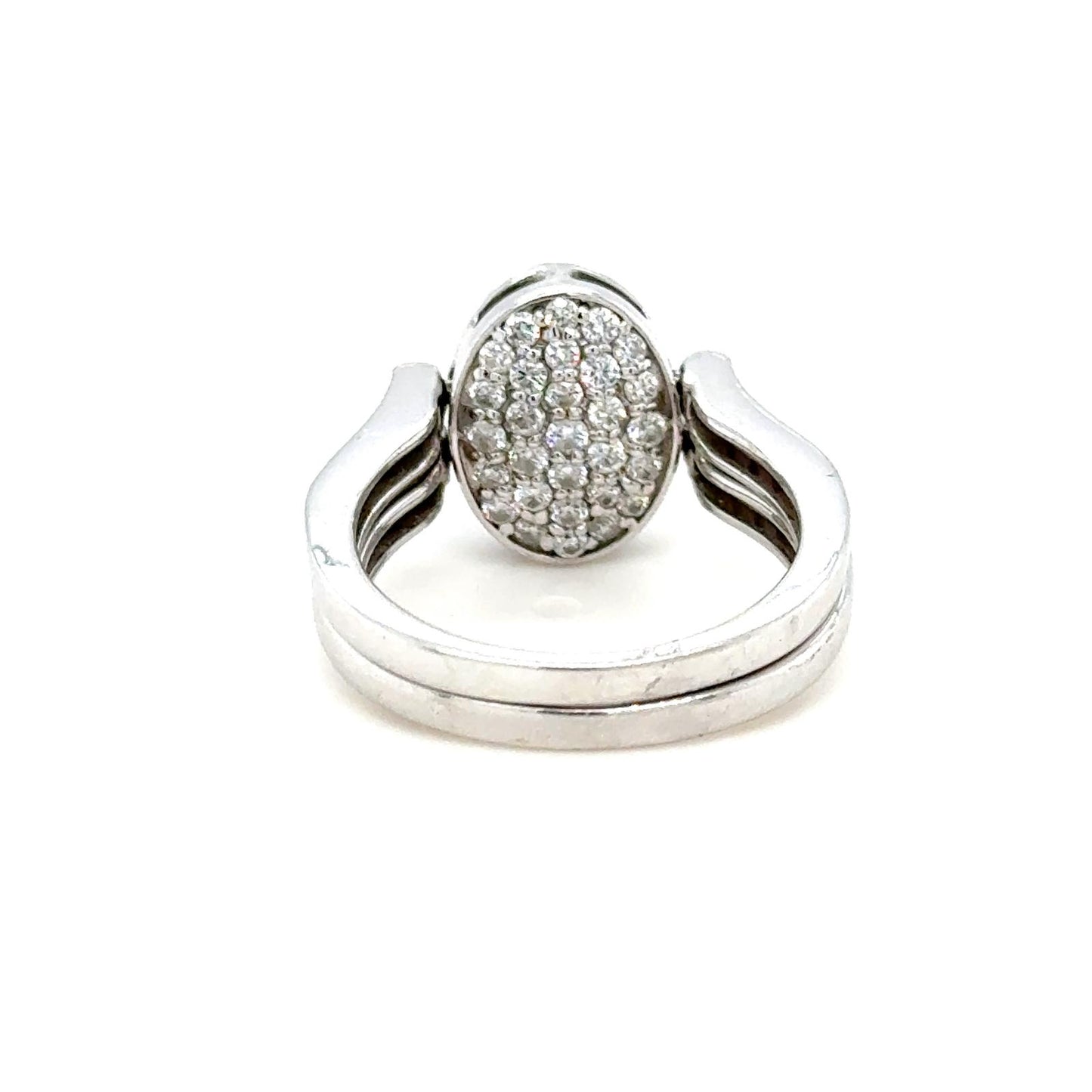 Blue Diamond Splendor Ring