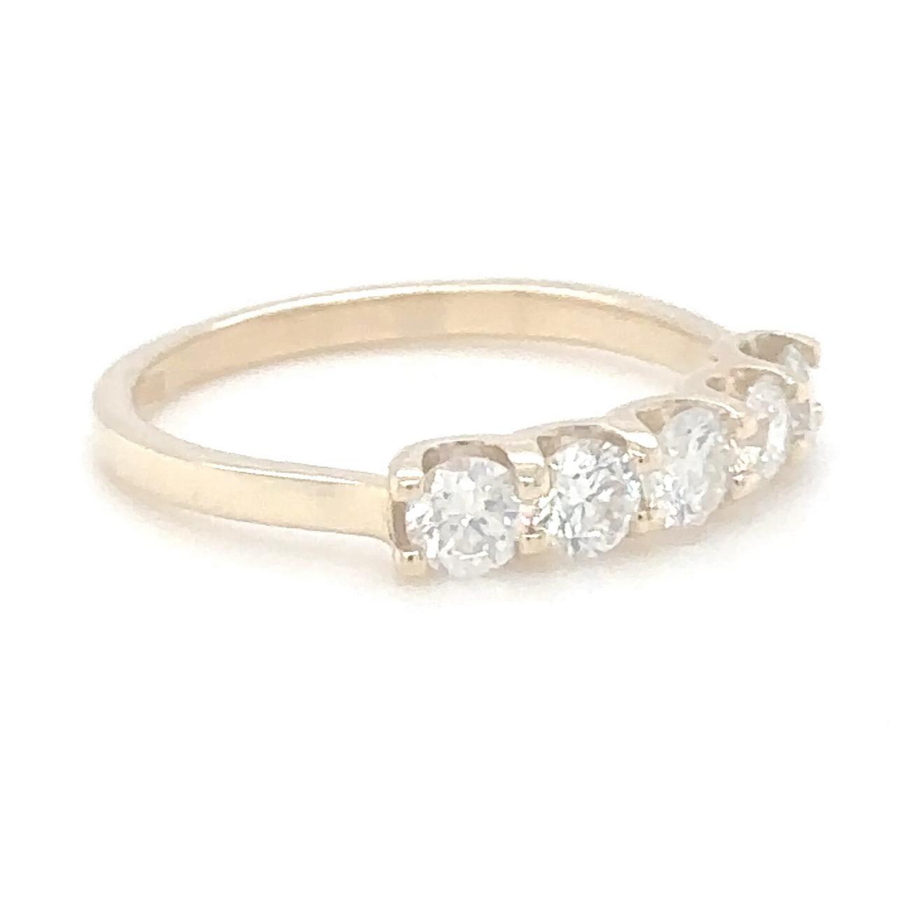 Golden Glow Diamond Band