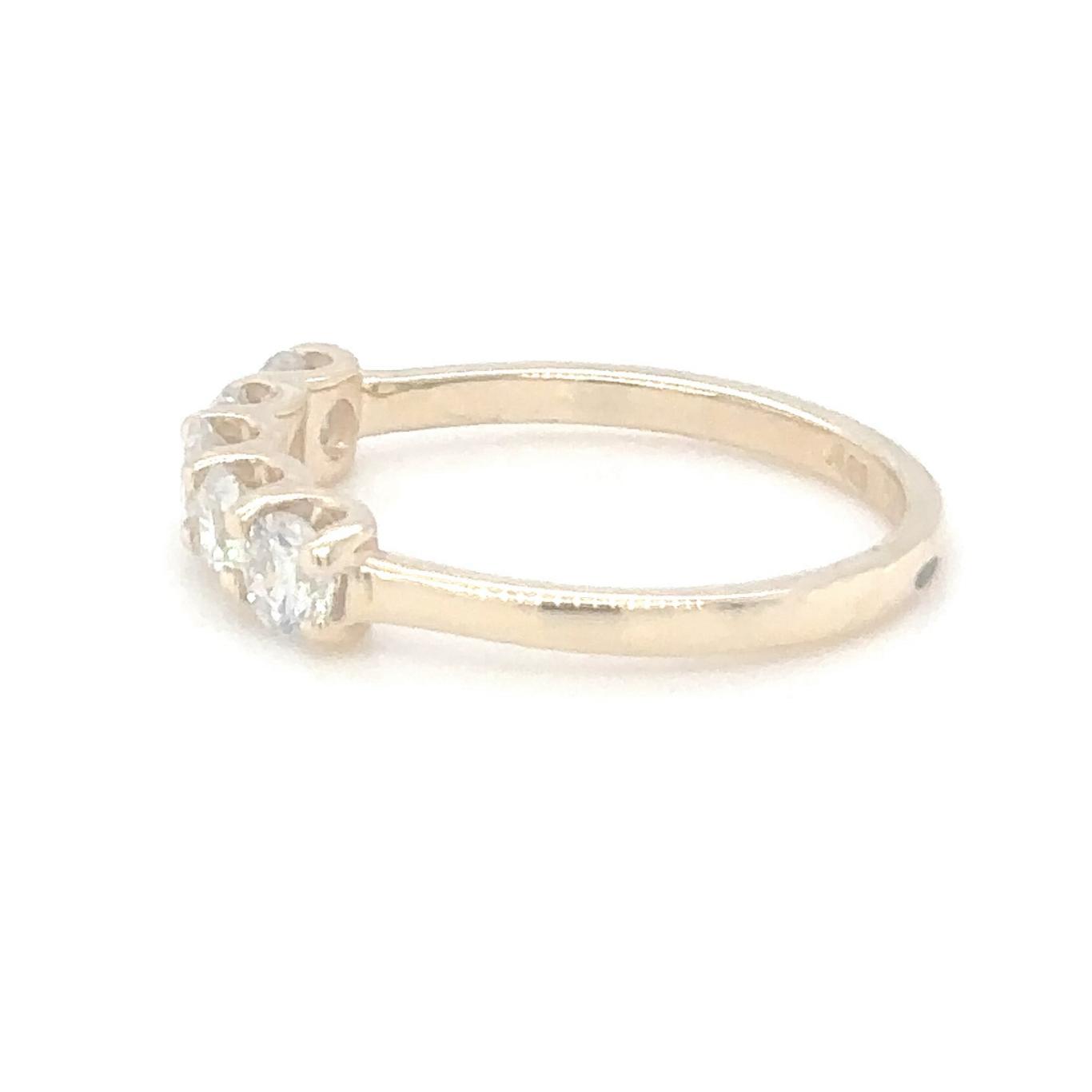 Golden Glow Diamond Band