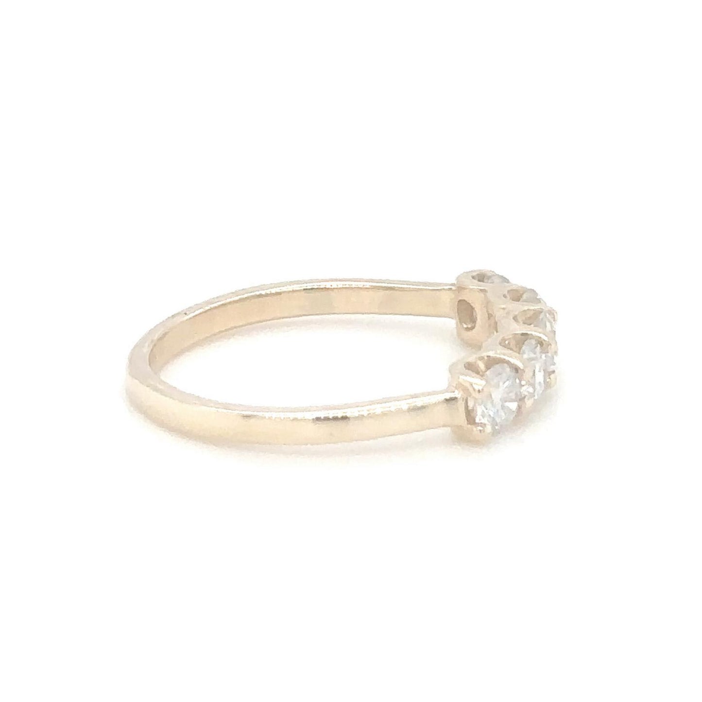 Golden Glow Diamond Band