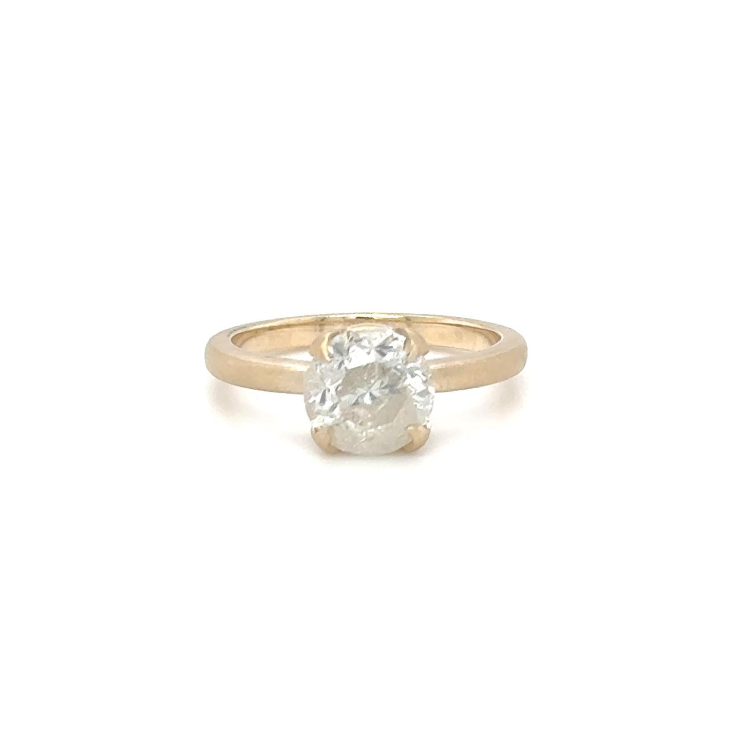 14K Yellow Gold Flames Ring