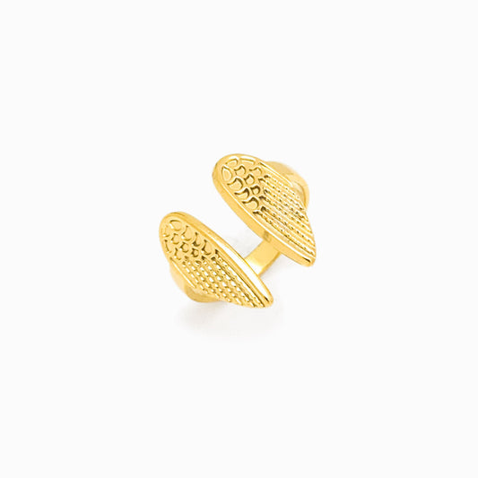 JZ1250 Angel Wings Adjustable Ring