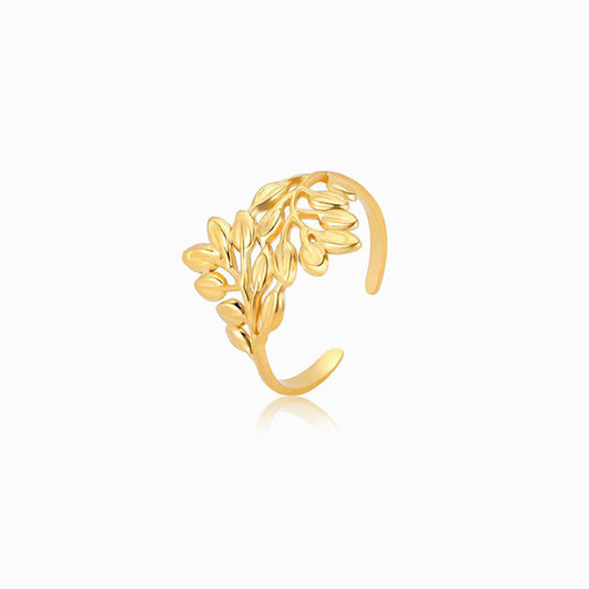 Leaf Adjustable Ring JZ1206