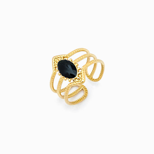 Adjustable Geometric Ring JZ1316