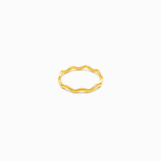 JZ1006 Waves Adjustable Ring