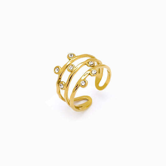 Adjustable Ring with Brilliant JZ1297