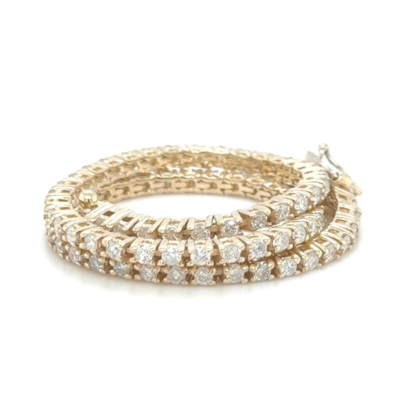 14K Yellow Gold Tennis Bracelet