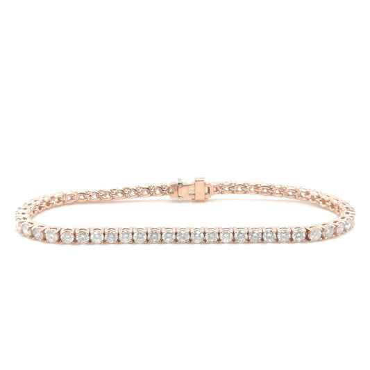 Rose Radiance Tennis Bracelet