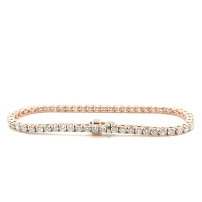 Rose Radiance Tennis Bracelet