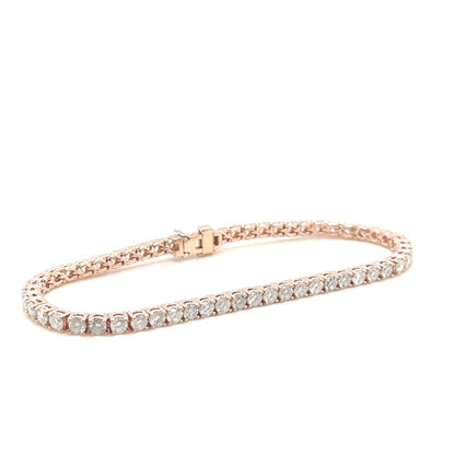 Rose Radiance Tennis Bracelet