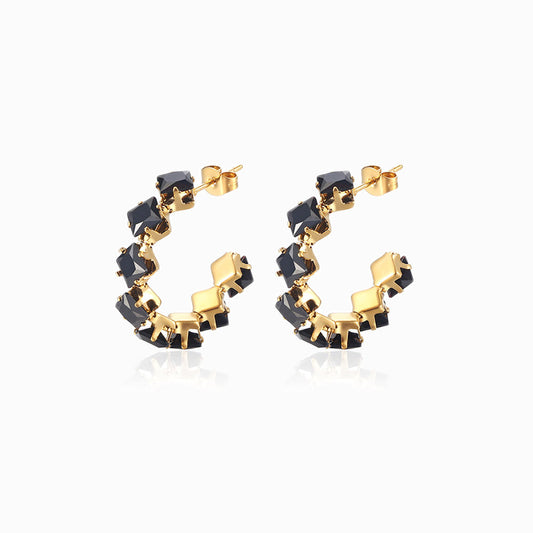 Earrings with Zirconia 30mm BR1045