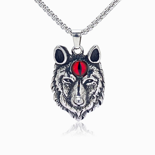 Wolf Head Necklace CL5056