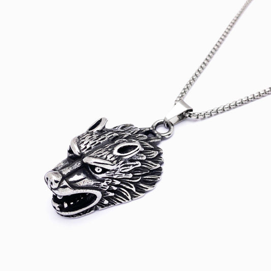 Wolf Head Necklace CL5077