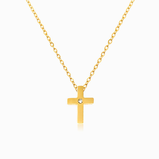 Brilliant Cross Necklace CL1459