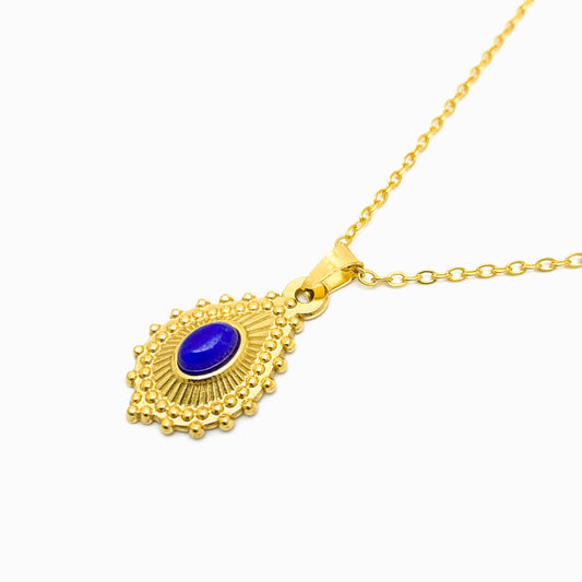 Drop Necklace with Stone CL1061