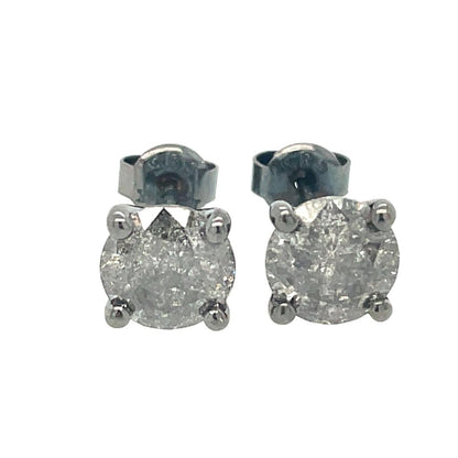 Salt & Pepper Radiance Earrings