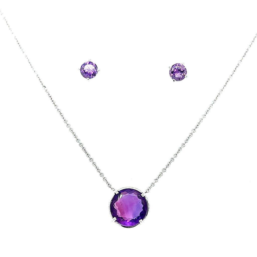 Violet Symphony Jewelry Set