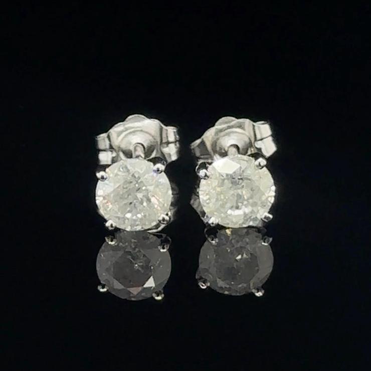 Radiant Reflections Diamond Earrings