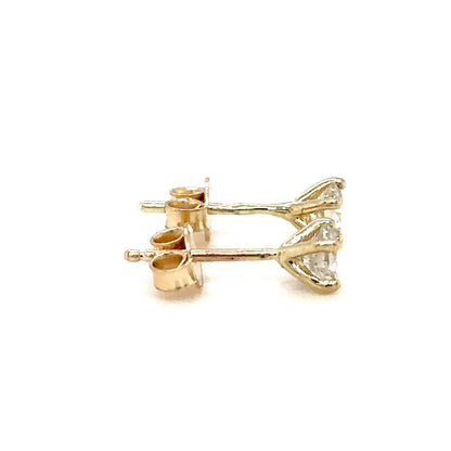 Golden Glow Diamond Earrings