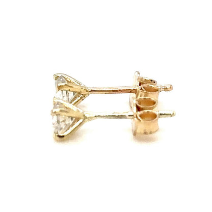 Golden Glow Diamond Earrings