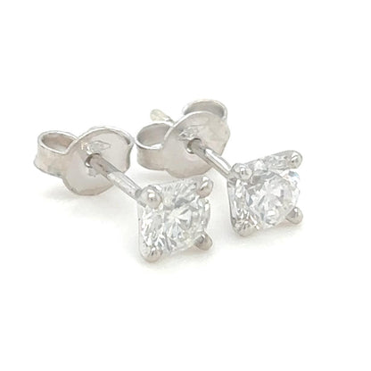 Classic Elegance Diamond Stud Earrings