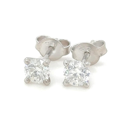 Classic Elegance Diamond Stud Earrings