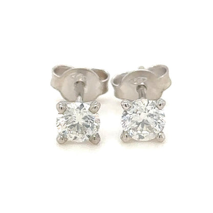 Classic Elegance Diamond Stud Earrings