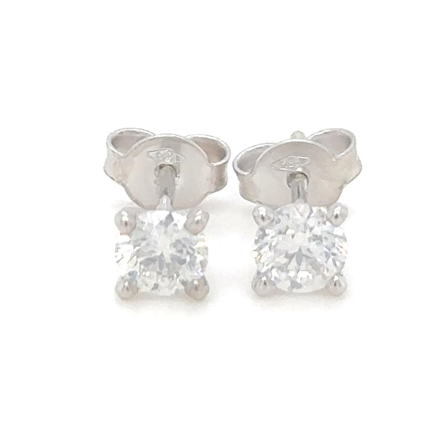 Classic Elegance Diamond Stud Earrings