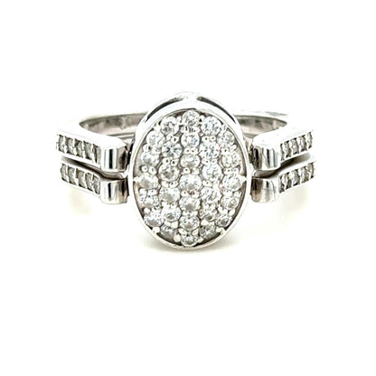 Blue Diamond Splendor Ring