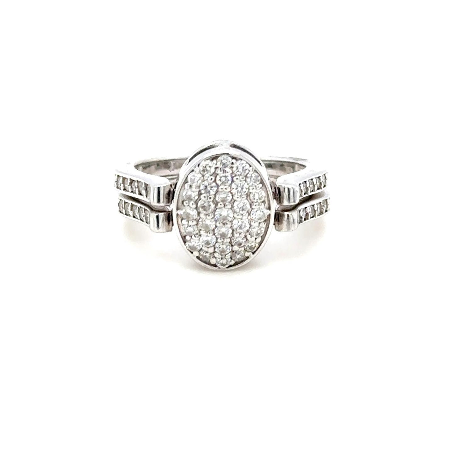 Blue Diamond Splendor Ring