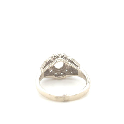 Floral Elegance Semi-Mount Ring