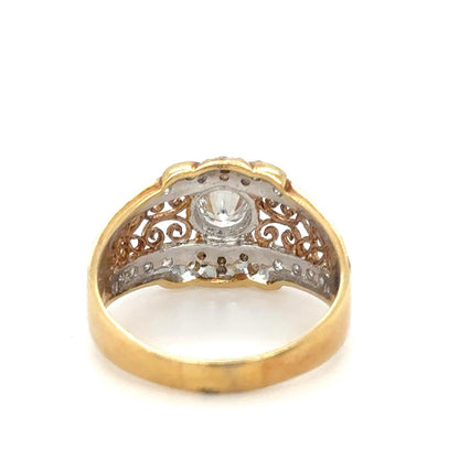 Golden Filigree Ring