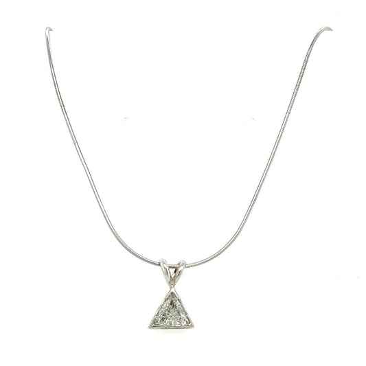 Trilliant Sparkle Diamond Necklace