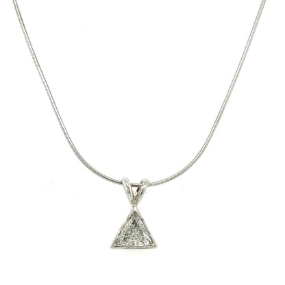 Trilliant Sparkle Diamond Necklace