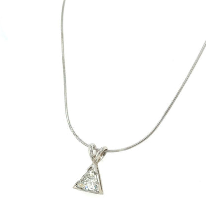 Trilliant Sparkle Diamond Necklace