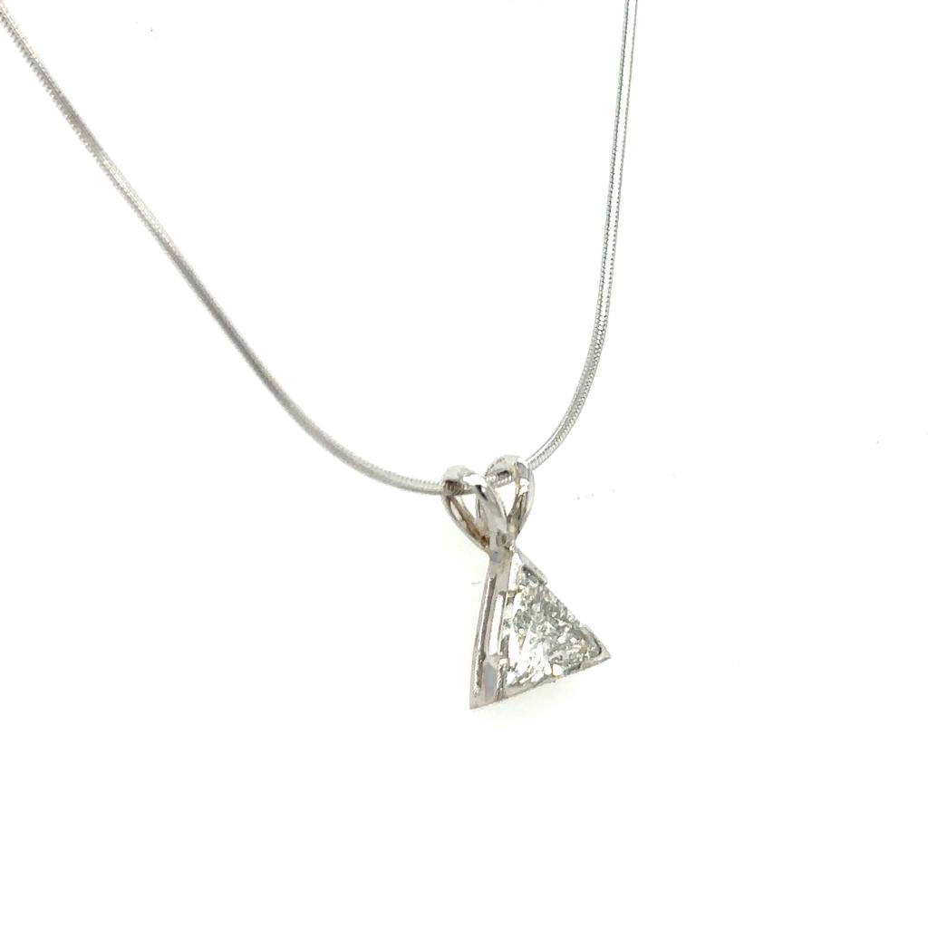 Trilliant Sparkle Diamond Necklace