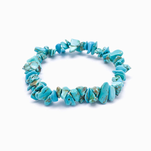 Blue Howlite Gravel Bracelet PN4037