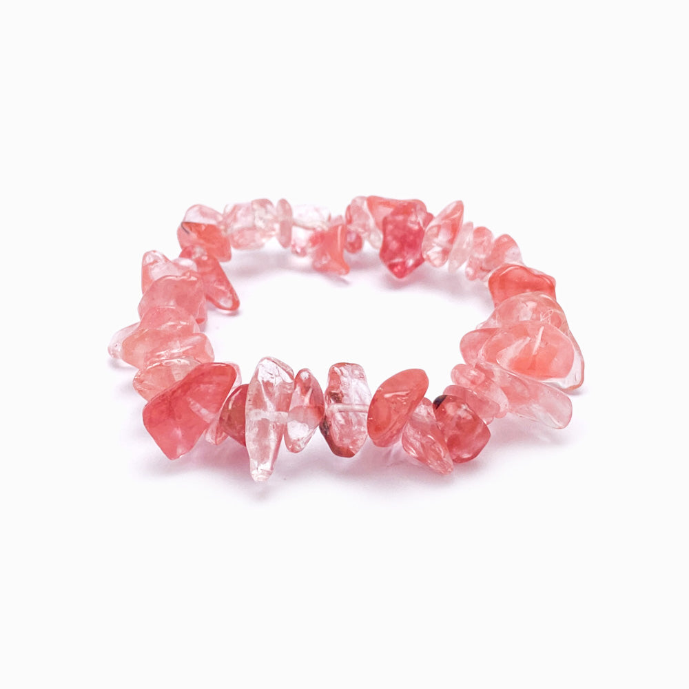 Red Quartz Gravel Bracelet PN4033