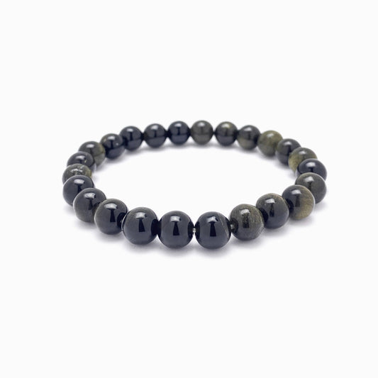 8mm Golden Obsidian Bracelet PN4018