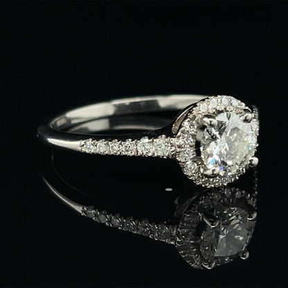 Halo Radiance Diamond Ring