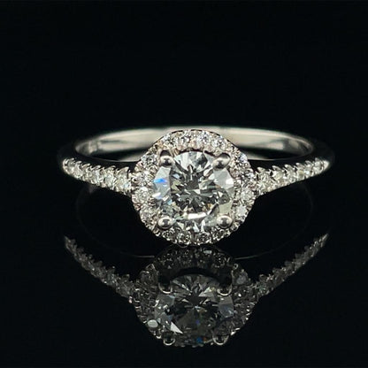 Halo Radiance Diamond Ring