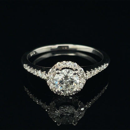 Halo Radiance Diamond Ring