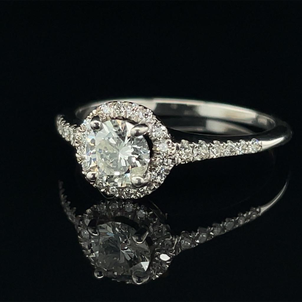 Halo Radiance Diamond Ring