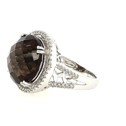 Enchanted Elegance Smoky Quartz Ring