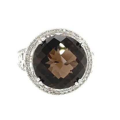 Enchanted Elegance Smoky Quartz Ring