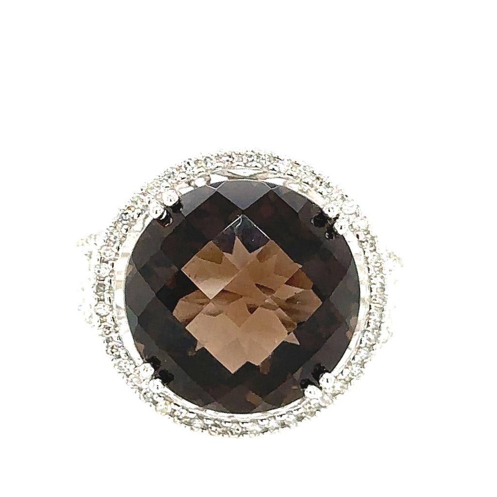 Enchanted Elegance Smoky Quartz Ring