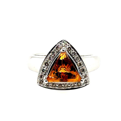 Golden Citrine Radiance Ring