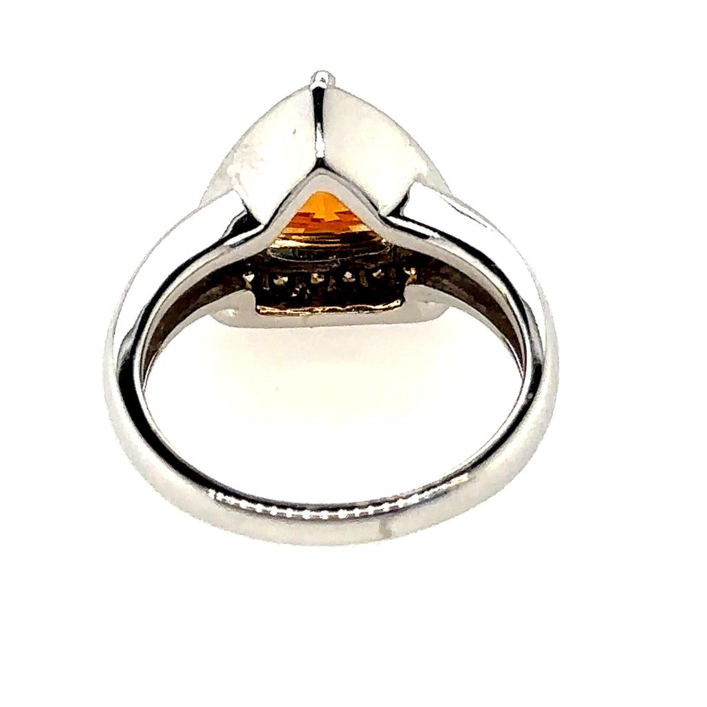 Golden Citrine Radiance Ring